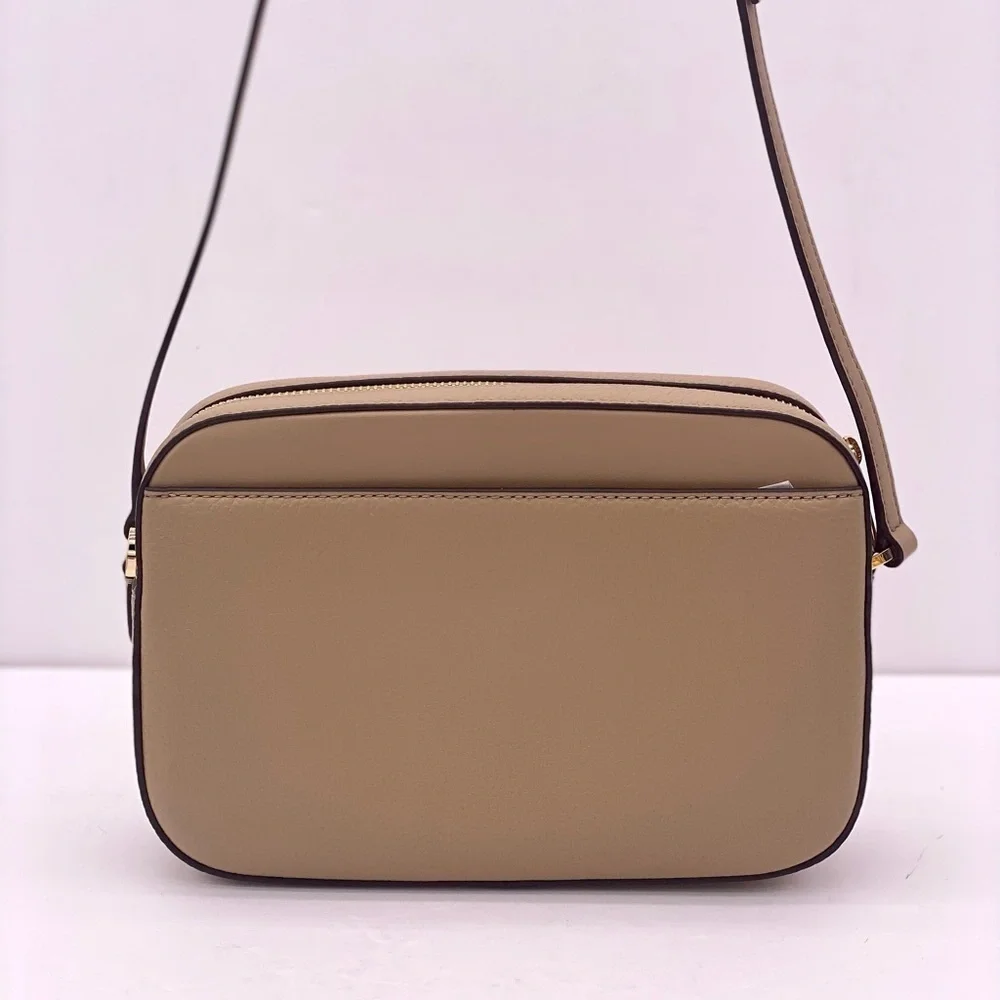 Michael Kors EW Zip Chain Crossbody Bag Real Leather Hair Calf